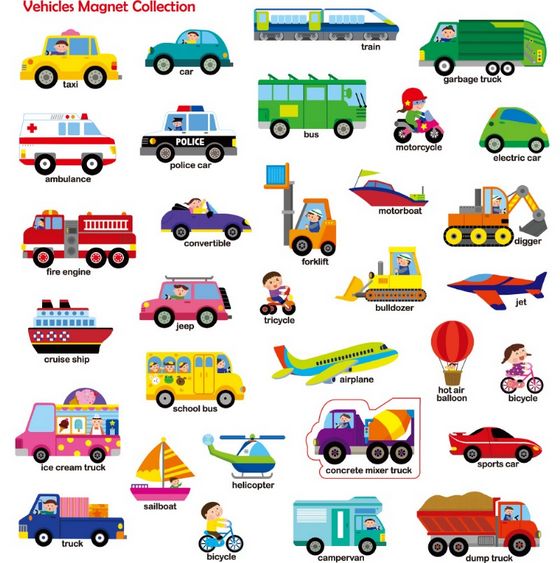 First Magnet Book：Vehicles（內含32個認知磁鐵+3摺頁超大場景）